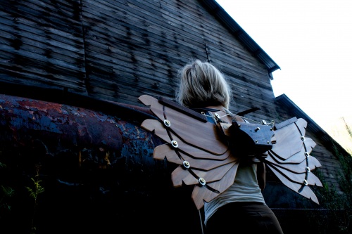 Kyle Miller's steampunk wings