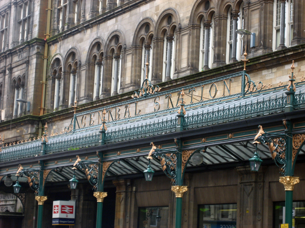 Glasgow Scotland architecture train station