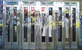 Telephone Booths - by Richard Estes