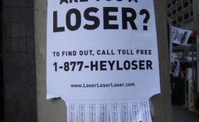 Are you a loser? This poster must know.
