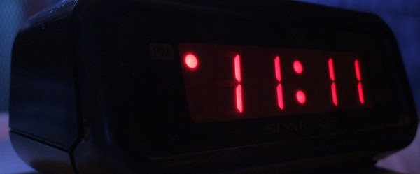 Photograph of alarm clock at 11:11