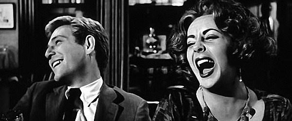 Screenshot from 1966 movie Who's Afraid of Virginia Woolf? Elizabeth Taylor
