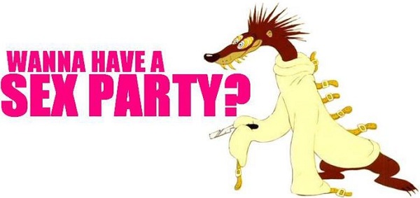 sex party cartoon