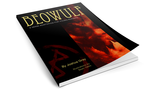 Beowulf book product mock up