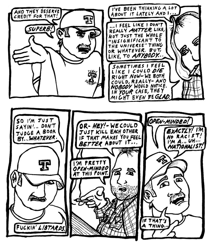 slumlord comics about booze and racism by american dallas texas writer artist ryan sheffield